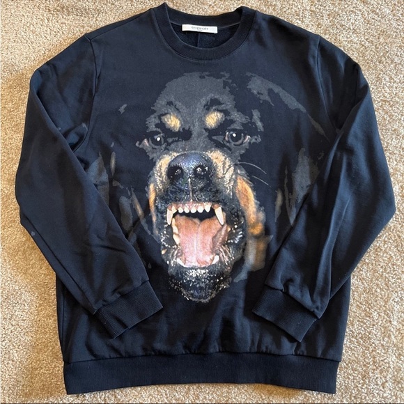 Givenchy Graphic Print Rottweiler Sweatshirt L - Picture 3 of 6